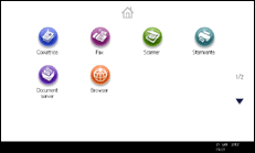 Illustrazione schermata pannello di controllo