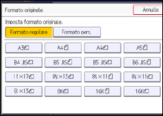 Illustrazione schermata pannello di controllo