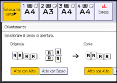 Illustrazione schermata pannello di controllo