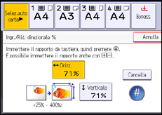 Illustrazione schermata pannello di controllo