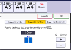 Illustrazione schermata pannello di controllo