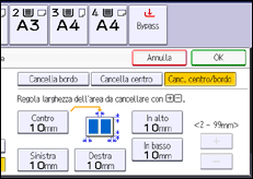 Illustrazione schermata pannello di controllo