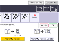 Illustrazione schermata pannello di controllo