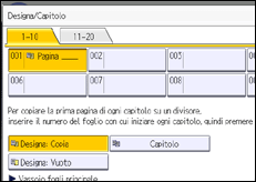 Illustrazione schermata pannello di controllo