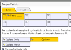Illustrazione schermata pannello di controllo