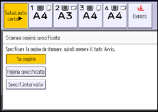 Illustrazione schermata pannello di controllo