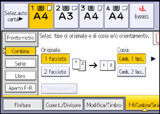 Illustrazione schermata pannello di controllo