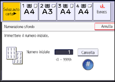 Illustrazione schermata pannello di controllo
