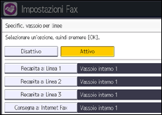 Illustrazione schermata pannello di controllo