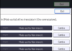 Illustrazione schermata pannello di controllo