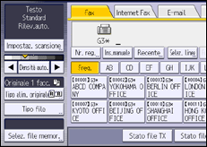 Illustrazione schermata pannello di controllo