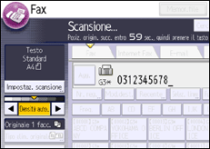 Illustrazione schermata pannello di controllo