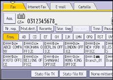 Illustrazione schermata pannello di controllo