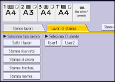 Illustrazione schermata pannello di controllo
