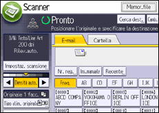 Illustrazione schermata pannello di controllo