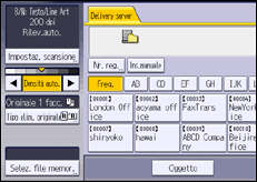 Illustrazione schermata pannello di controllo