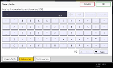 Illustrazione schermata pannello di controllo