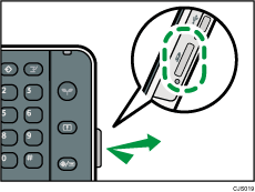Illustrazione dello slot per supporti