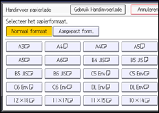 Schermafbeelding bedieningspaneel