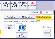 Schermafbeelding bedieningspaneel