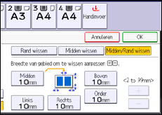 Schermafbeelding bedieningspaneel