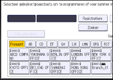 Schermafbeelding bedieningspaneel