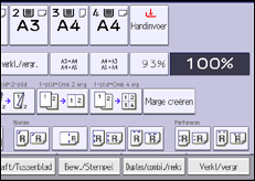 Schermafbeelding bedieningspaneel