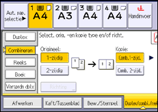 Schermafbeelding bedieningspaneel