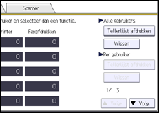 Schermafbeelding bedieningspaneel