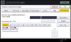 Schermafbeelding bedieningspaneel