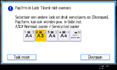 Schermafbeelding bedieningspaneel