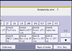 Schermafbeelding bedieningspaneel