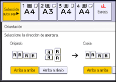 Ilustración de la pantalla panel de mandos