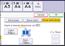Ilustración de la pantalla panel de mandos