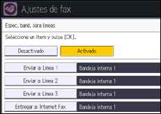 Ilustración de la pantalla panel de mandos