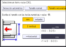 Ilustración de la pantalla panel de mandos