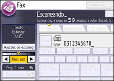 Ilustración de la pantalla panel de mandos