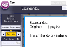 Ilustración de la pantalla panel de mandos