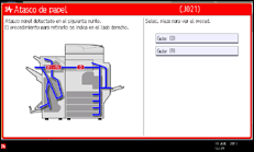 Ilustración de la pantalla panel de mandos