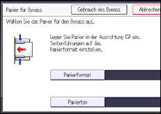 Abbildung Bedienfeld-Display