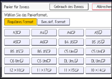 Abbildung Bedienfeld-Display