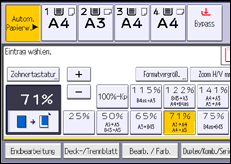 Abbildung Bedienfeld-Display