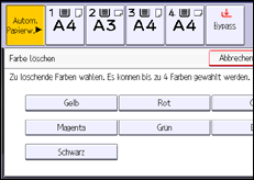 Abbildung Bedienfeld-Display
