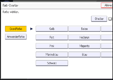 Abbildung Bedienfeld-Display