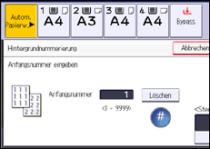 Abbildung Bedienfeld-Display