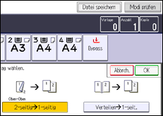 Abbildung Bedienfeld-Display