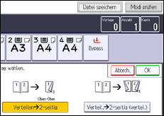 Abbildung Bedienfeld-Display