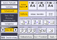 Abbildung Bedienfeld-Display