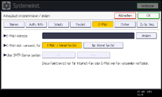 Abbildung Bedienfeld-Display