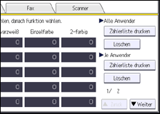 Abbildung Bedienfeld-Display